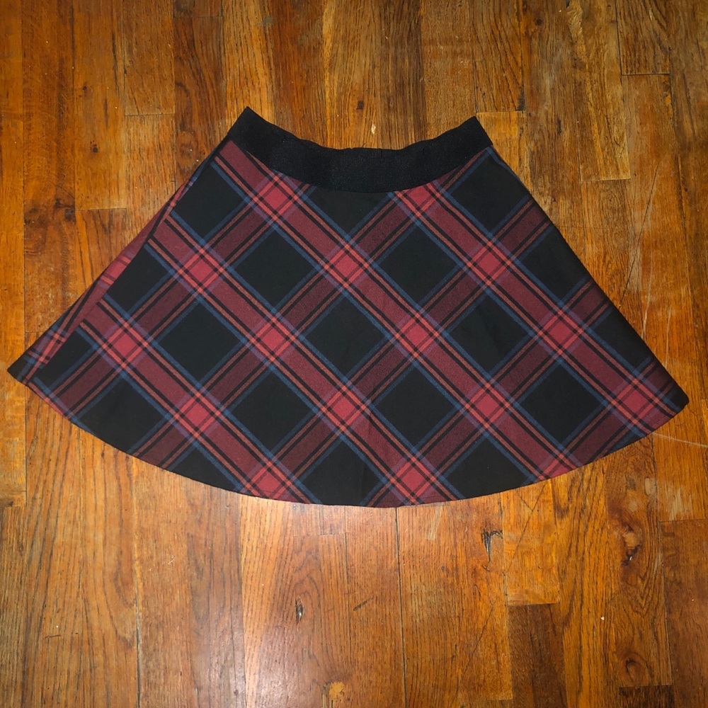 bdg plaid circle mini skirt